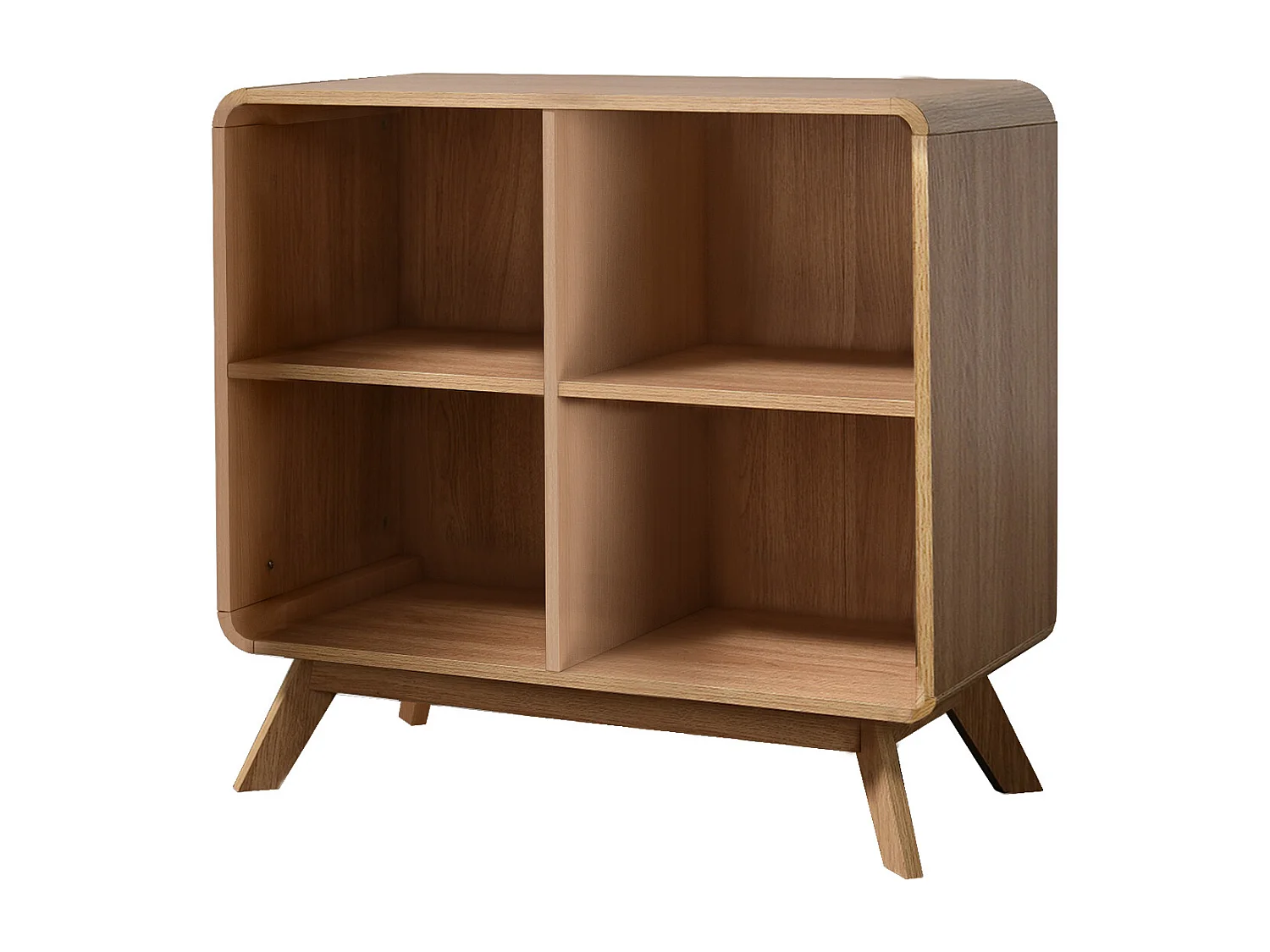 Boekenkast 4 Stuks Eik Eiken