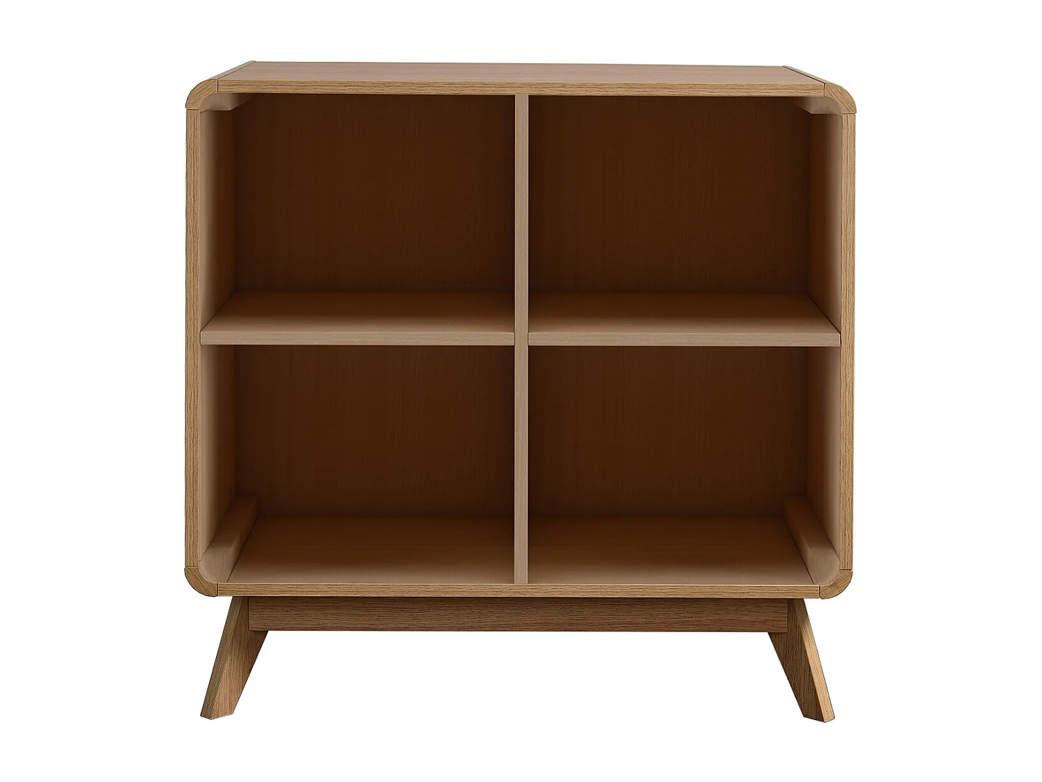 Boekenkast 4 Stuks Eik Eiken