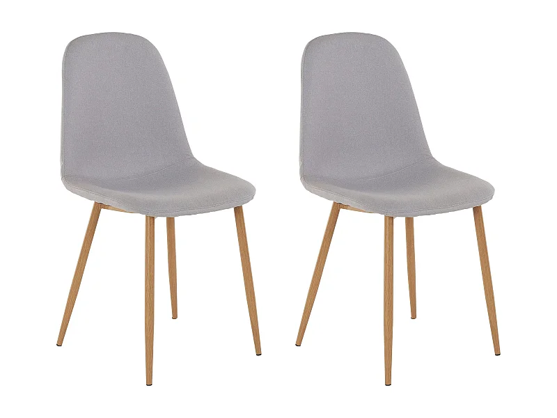 Stoel 2 PK Licht Grijs