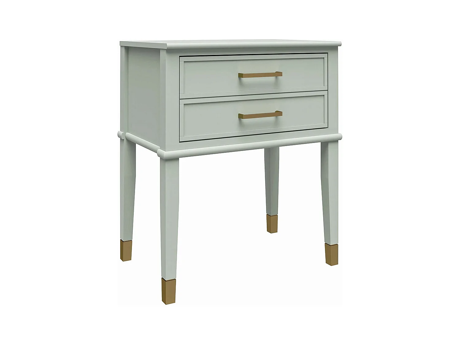 Westerleigh | Table d'appoint avec 1 tiroir en MDF Vert