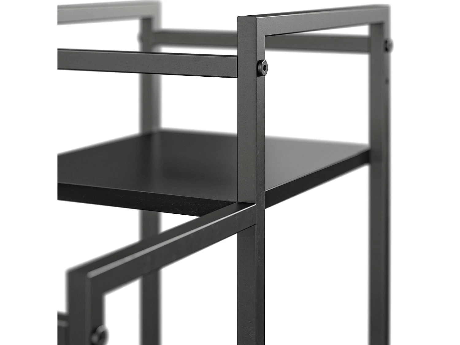 Weston | Soporte para plantas en efecto de roble negro