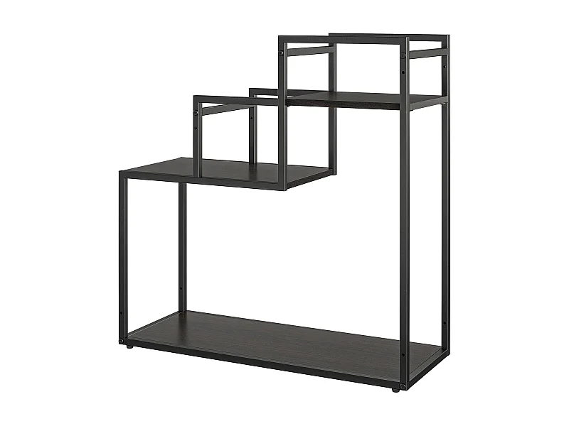 Weston | Portapiante effetto legno in colore espresso