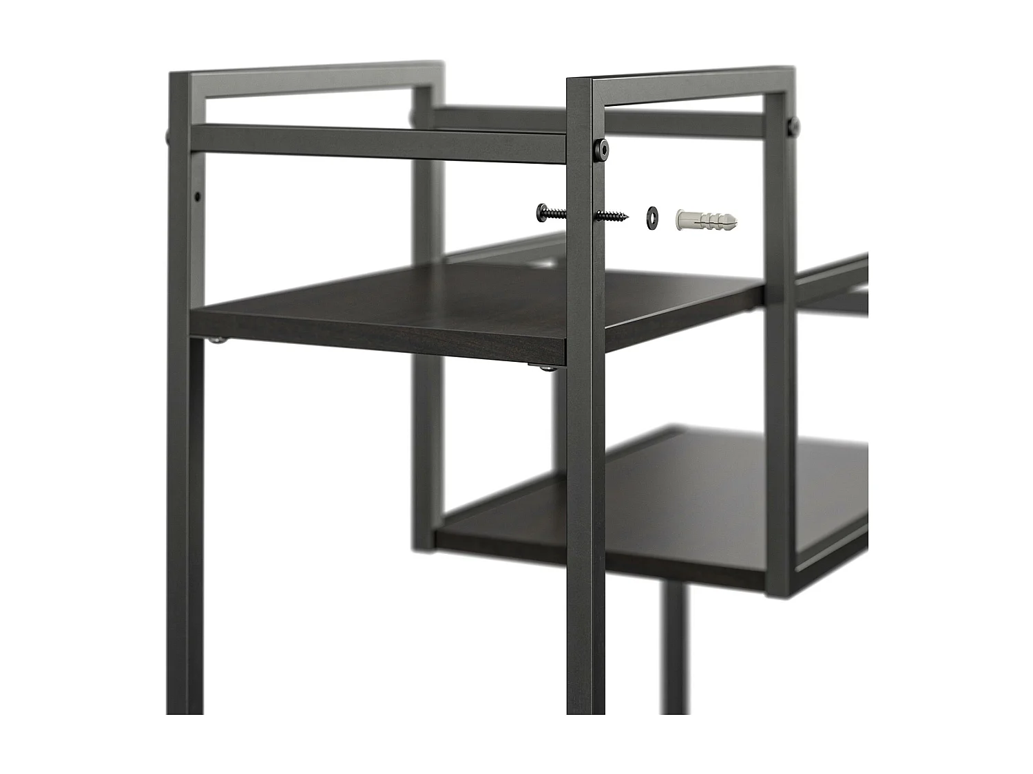 Weston | Support de plantes en aspect bois en couleur espresso