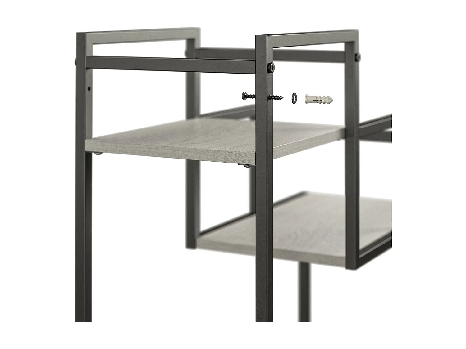 Weston | Support de plantes en aspect bois naturel