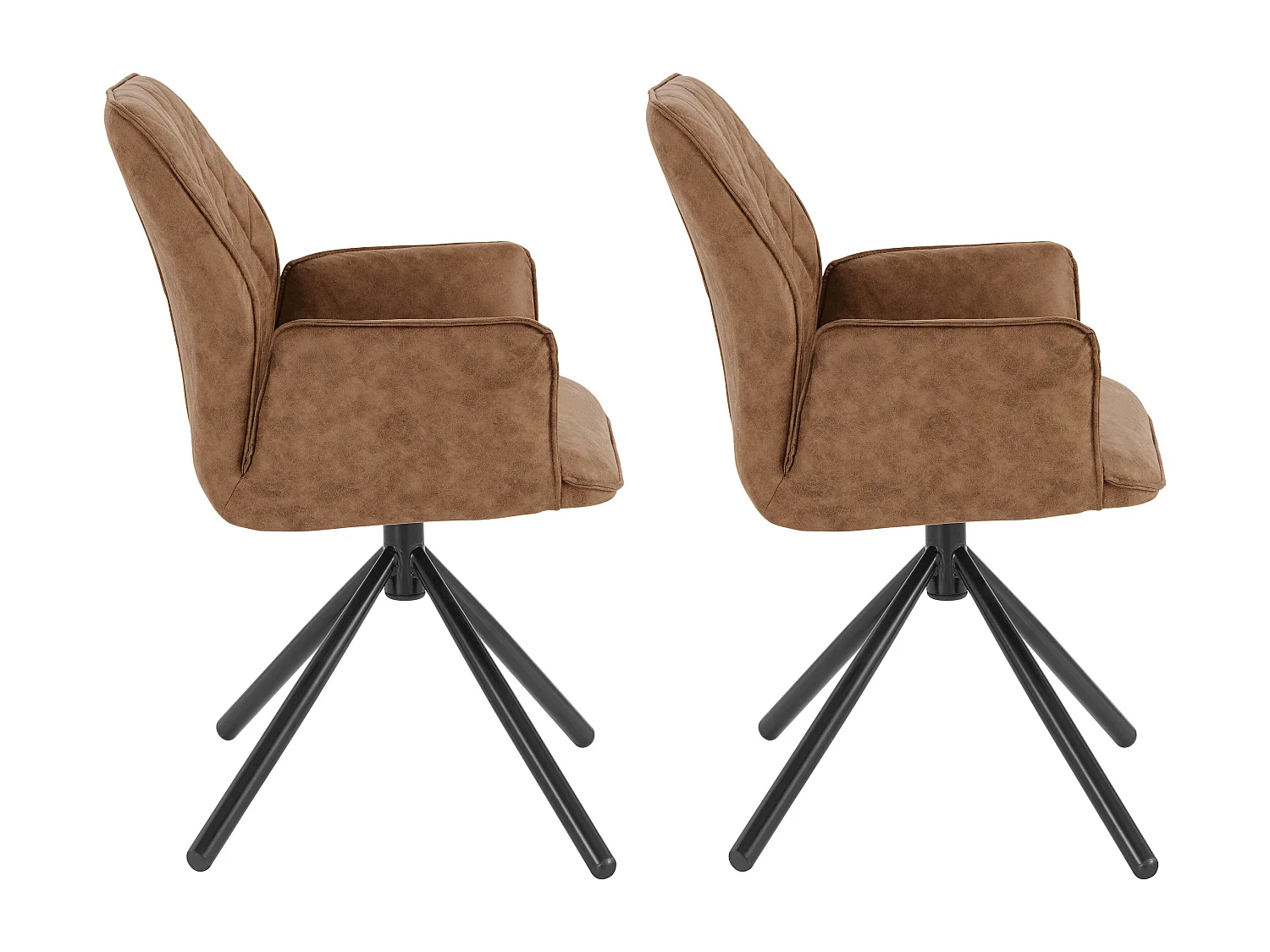 Preston | Chaise 2 Pack en Cognac