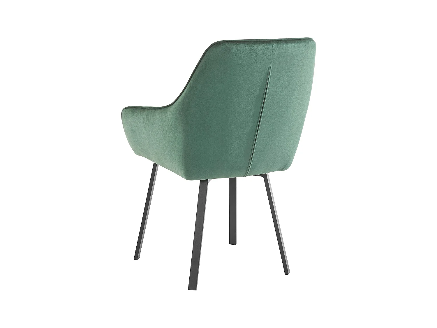 Poppy | Fauteuil 2 Pack en velours vert foncé