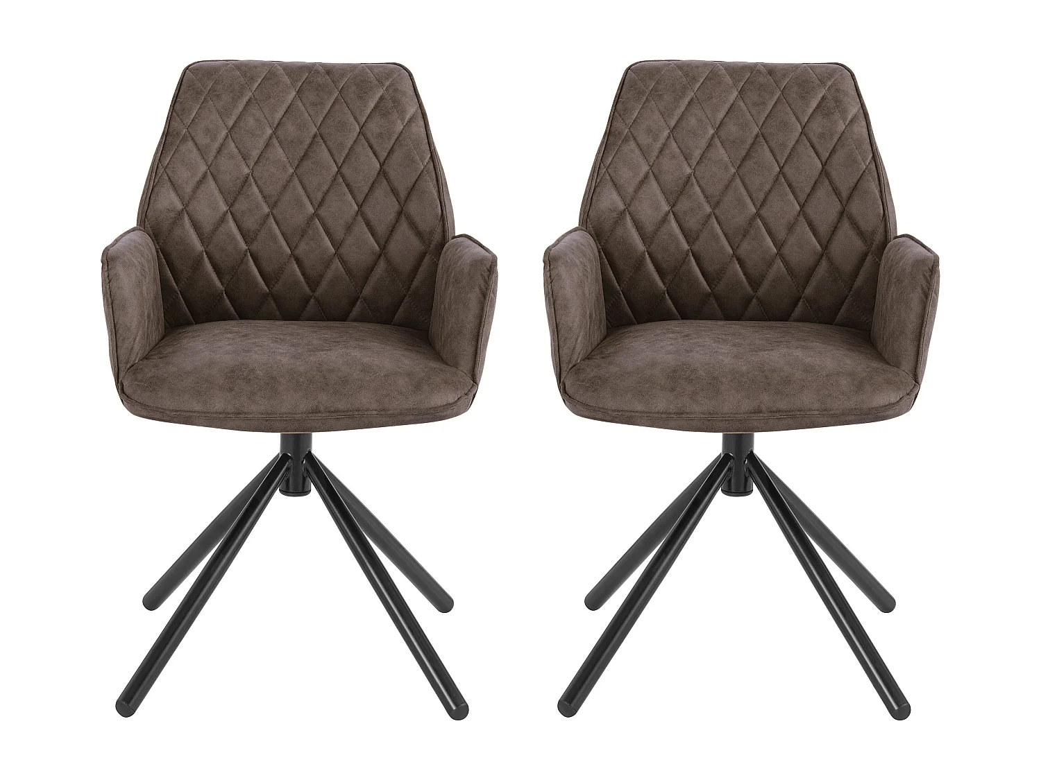 Stoel 2 PK Donkerbruin