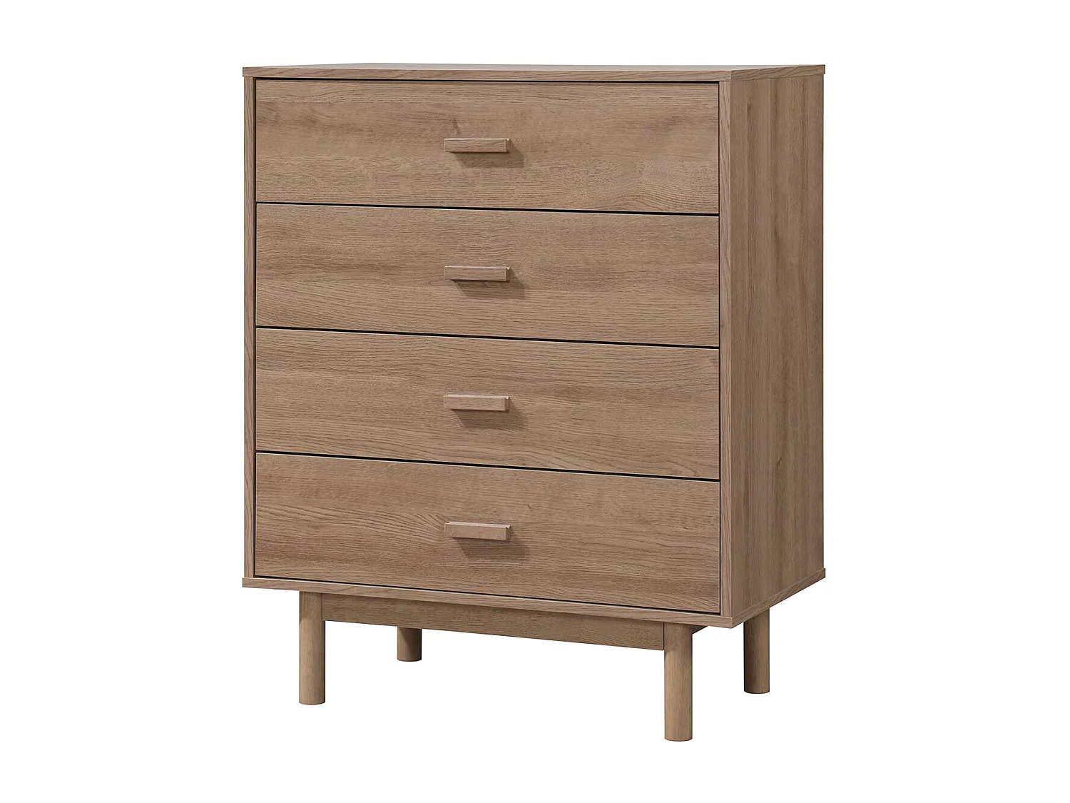 Commode 4 Laden Eiken