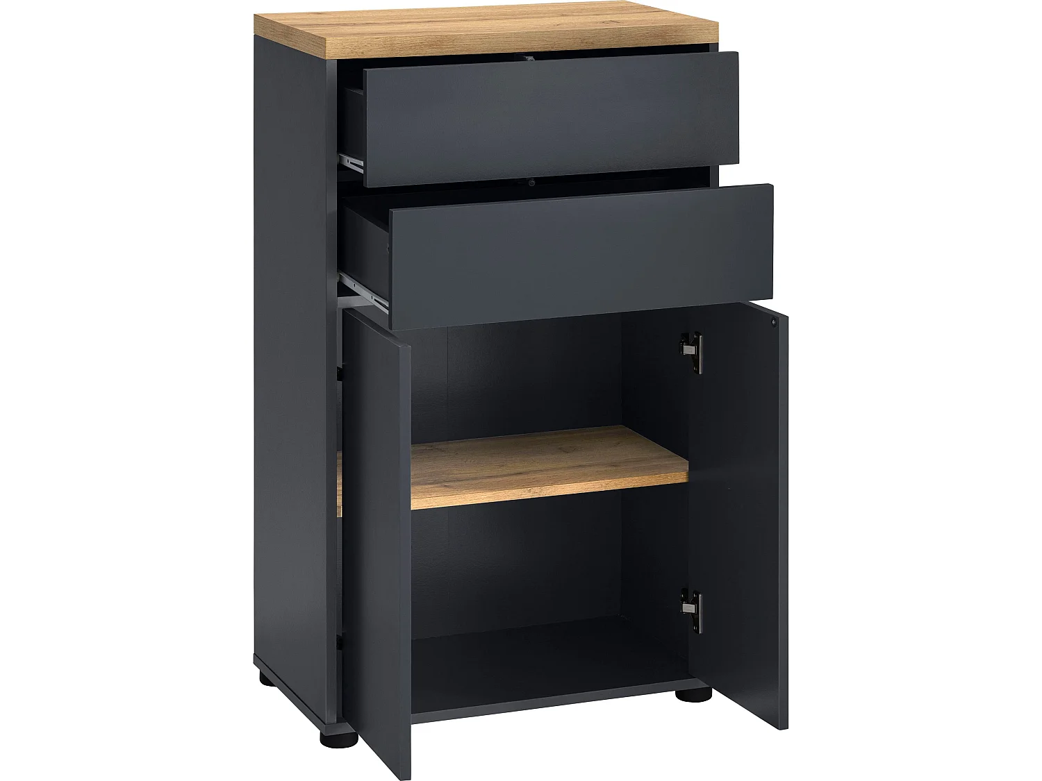 Kast 2 Deuren 2 Laden