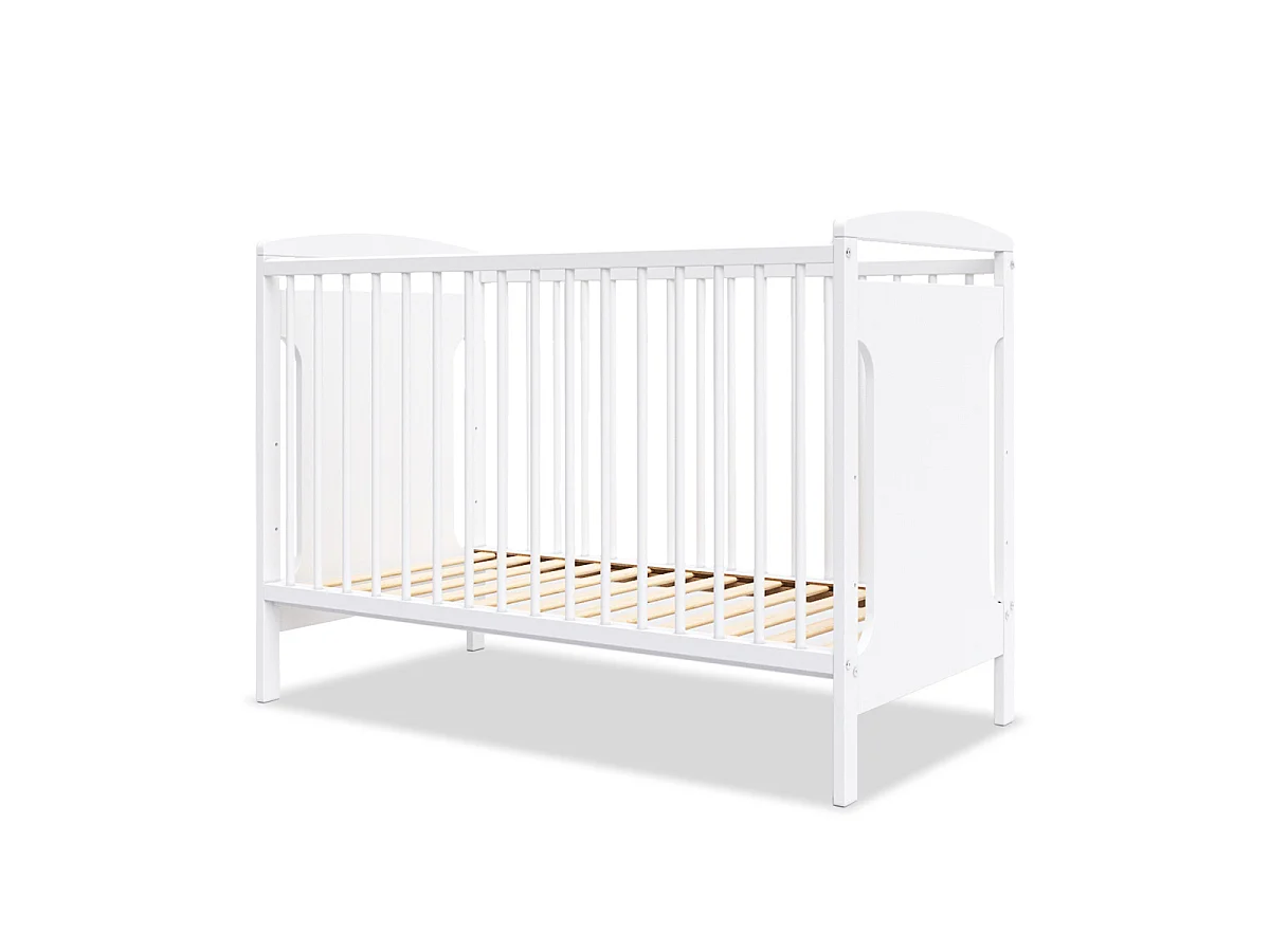 Lit bébé évolutif Margot blanc 60x 120 cm