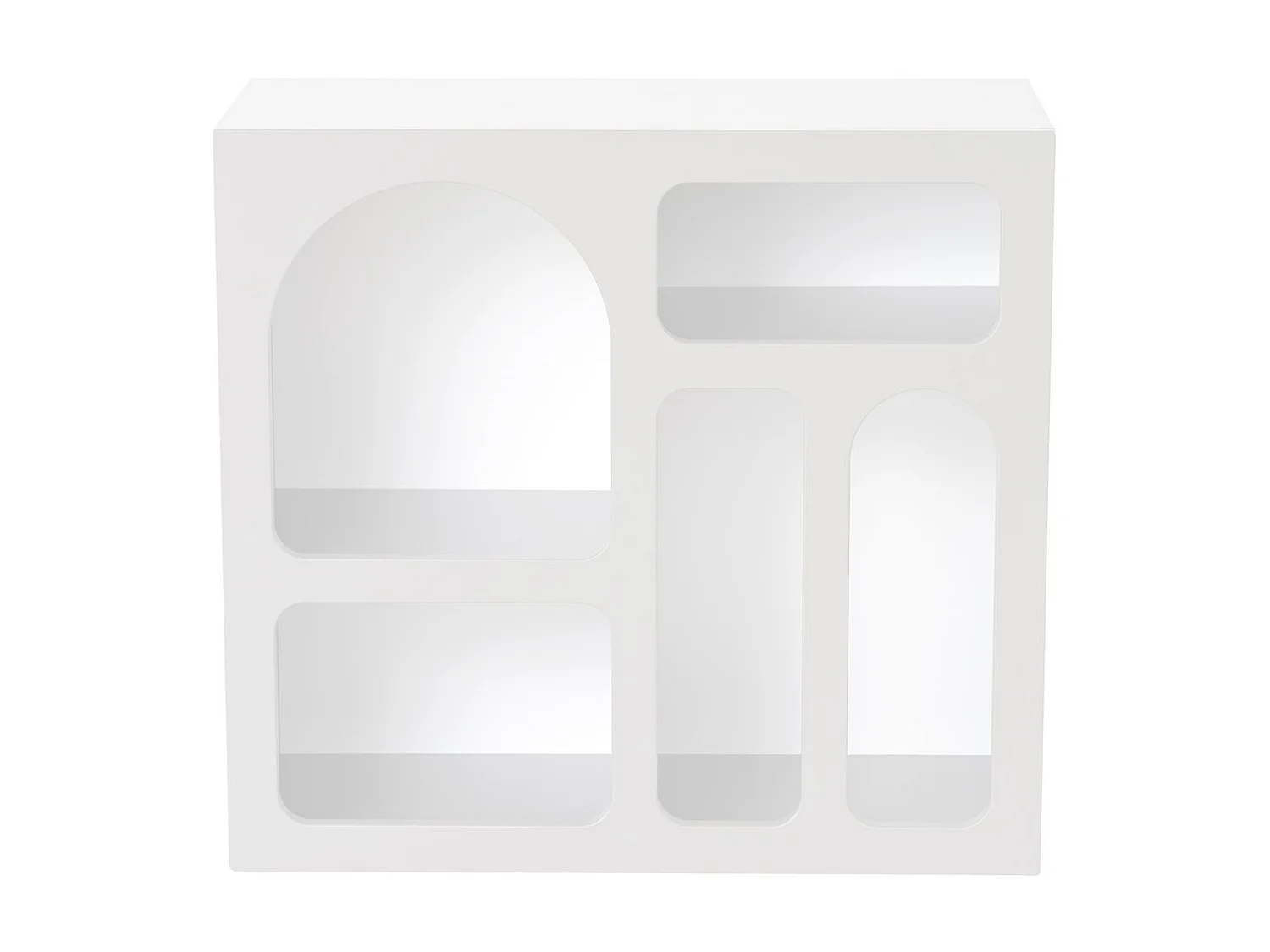 Console avec 5 niches - Blanc - LUELA