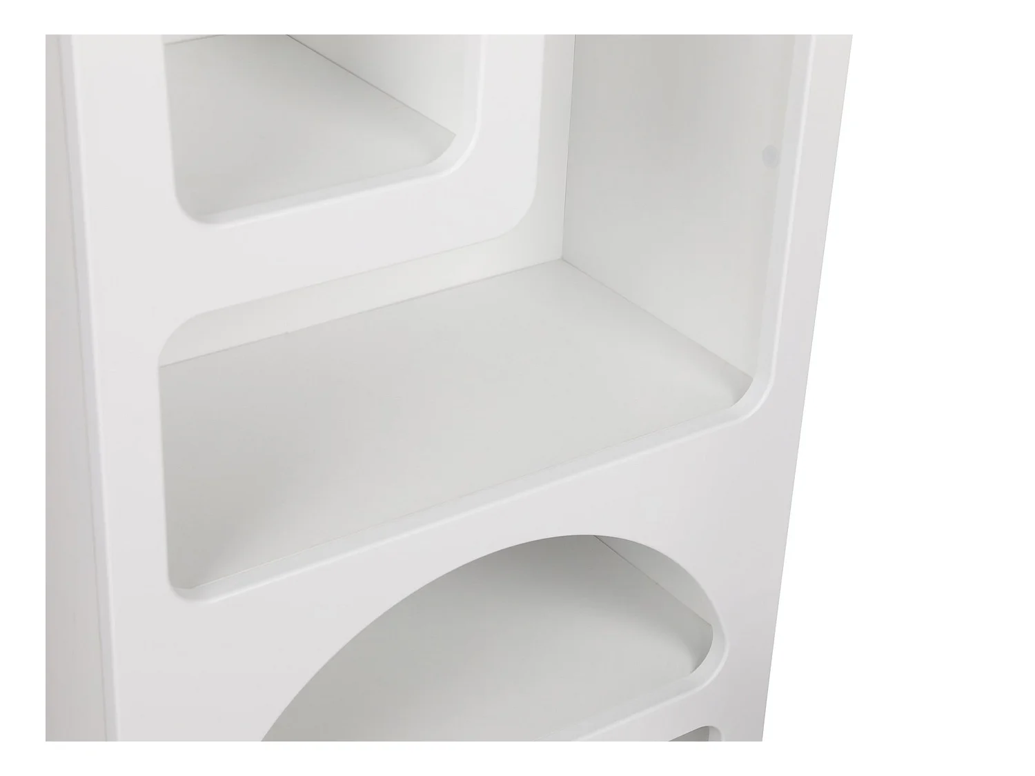 Regal mit 5 Fächern - Weiß - LUELA