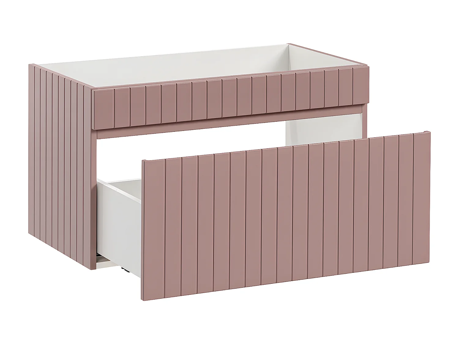 Meuble sous-vasque 80cm Zelie Rose