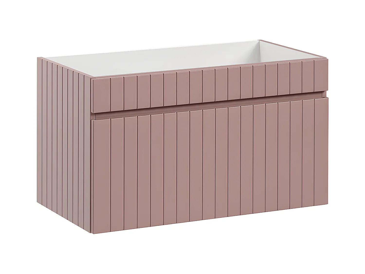 Meuble sous-vasque 80cm Zelie Rose