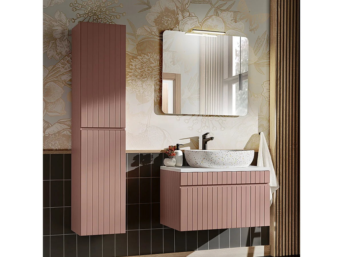 Onderbouw wastafel 80cm Zelie Roze