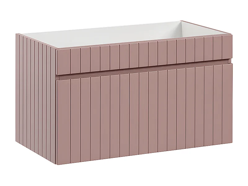 Meuble sous-vasque 80cm Zelie Rose