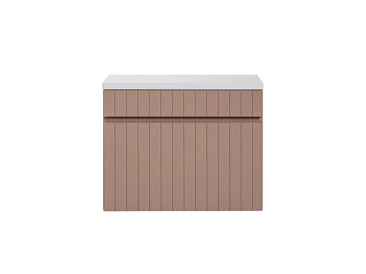 Underskab 60 cm med håndvask Zelie Pink og Hvid