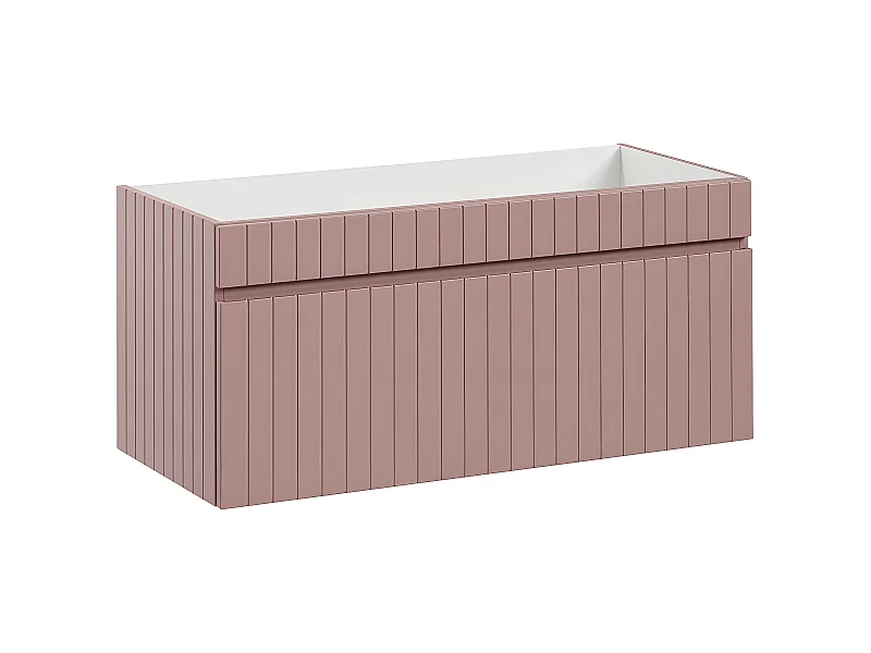Mueble bajo lavabo 100cm Zelie Rosado