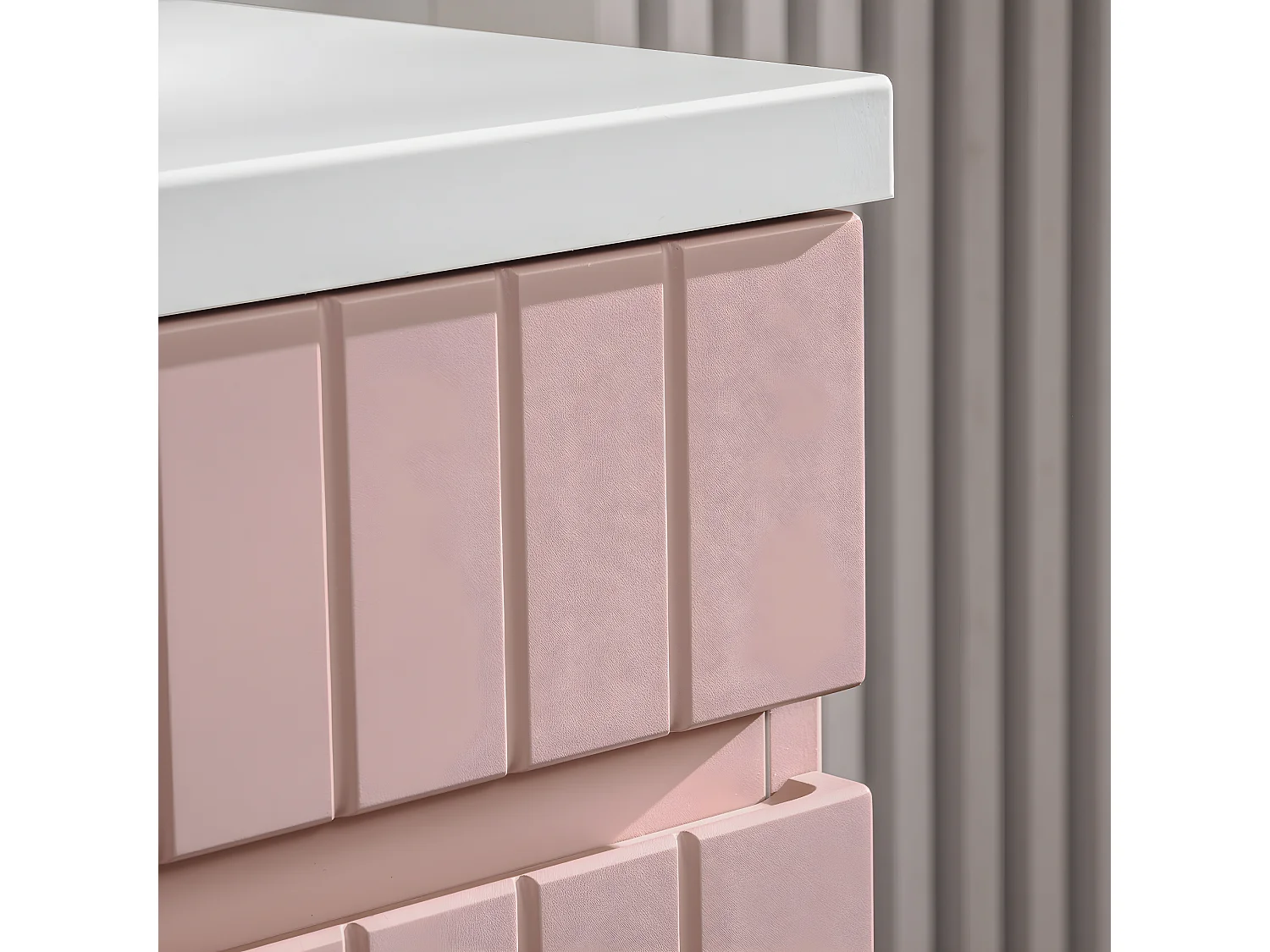 Mueble bajo lavabo 100cm Zelie Rosado