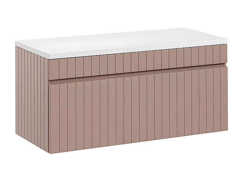 Móveis para lavatório Zelie rosa 100cm