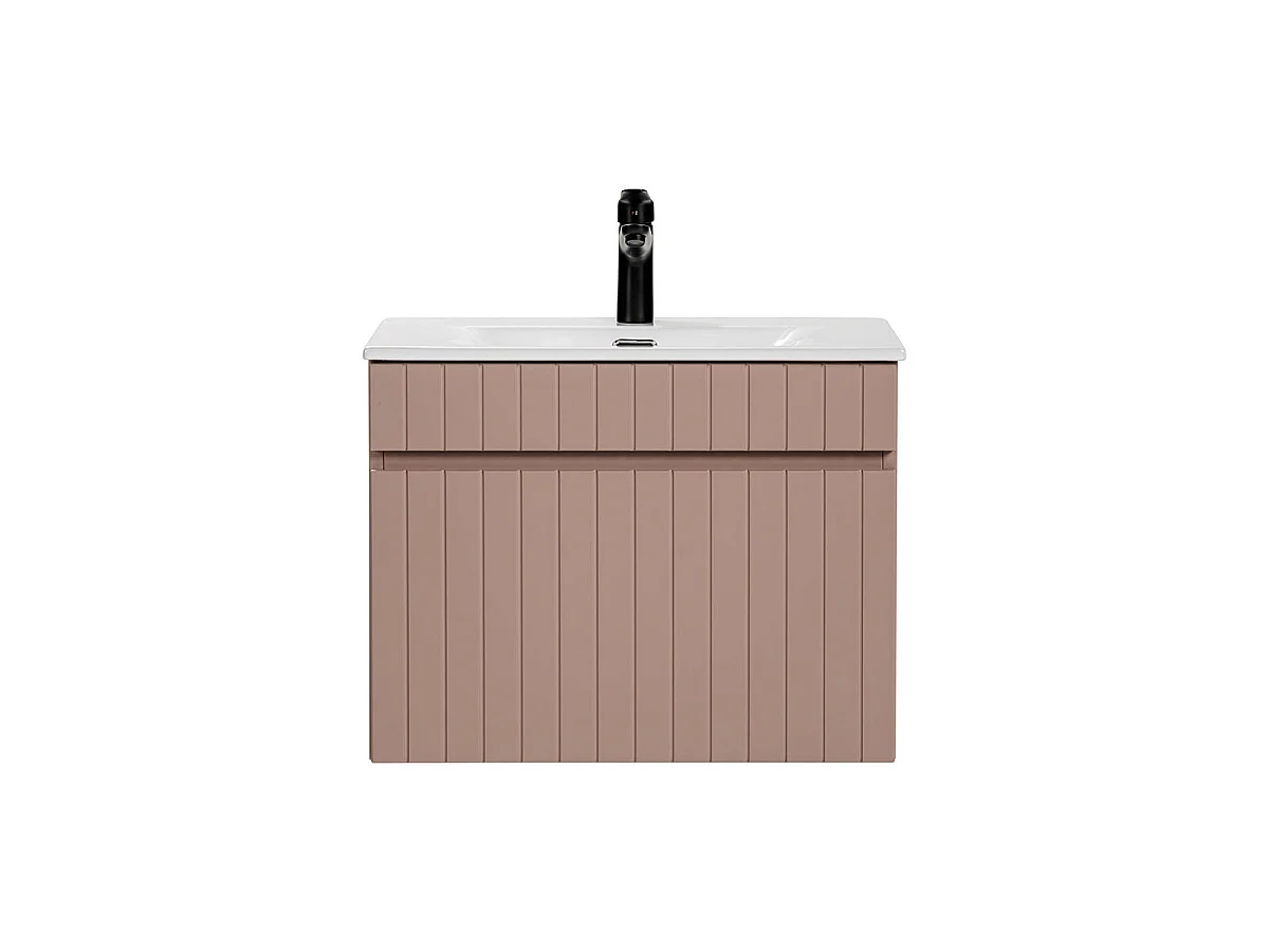 Enkele wastafel 60cm Zelie Roze