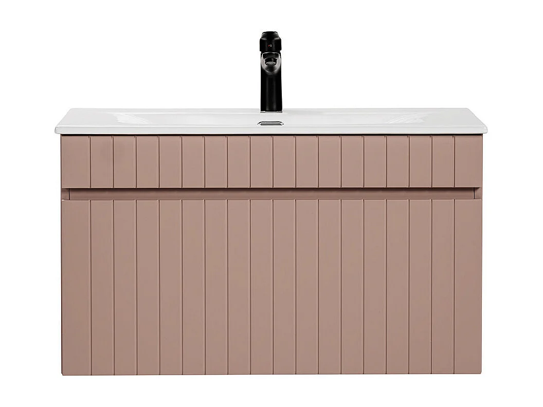 Enkel tvättställsskåp 80cm Zelie Pink