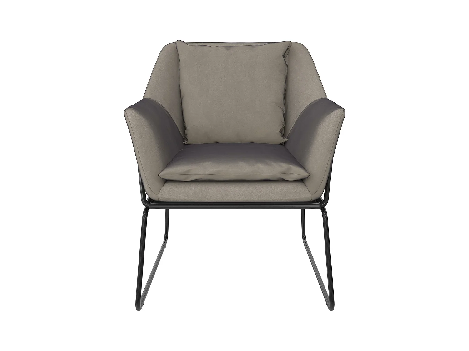Avery | Chaise en velours gris