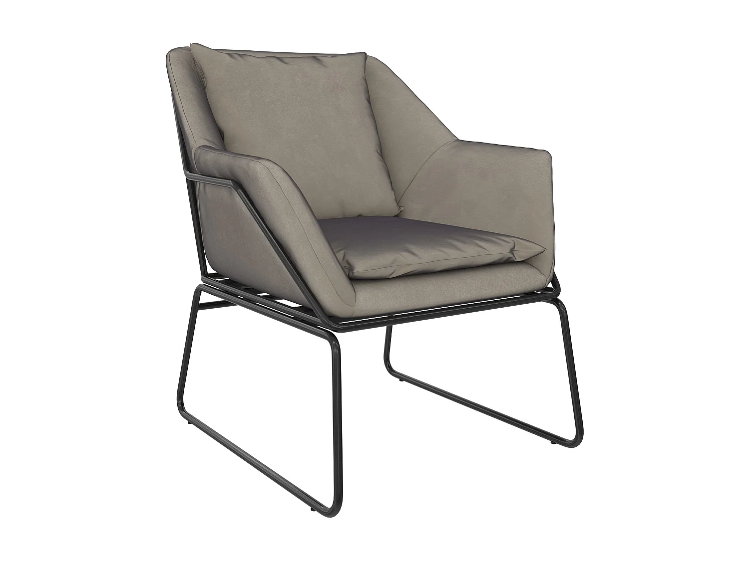 Avery | Chaise en velours gris