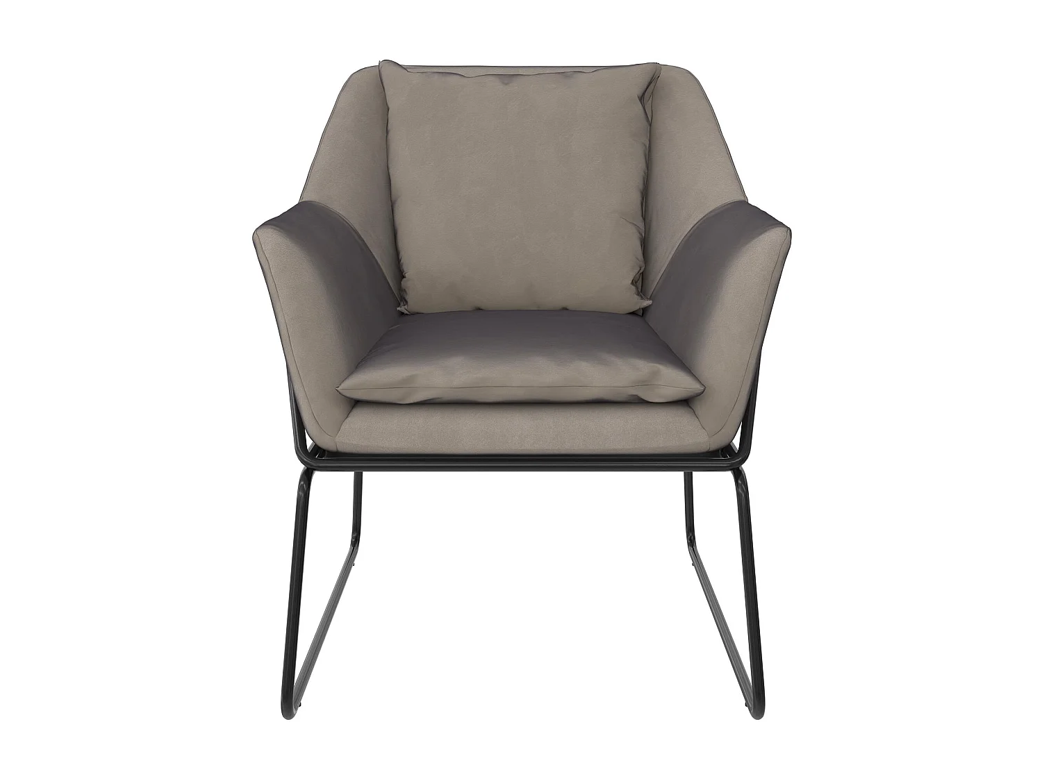 Avery | Chaise en velours gris