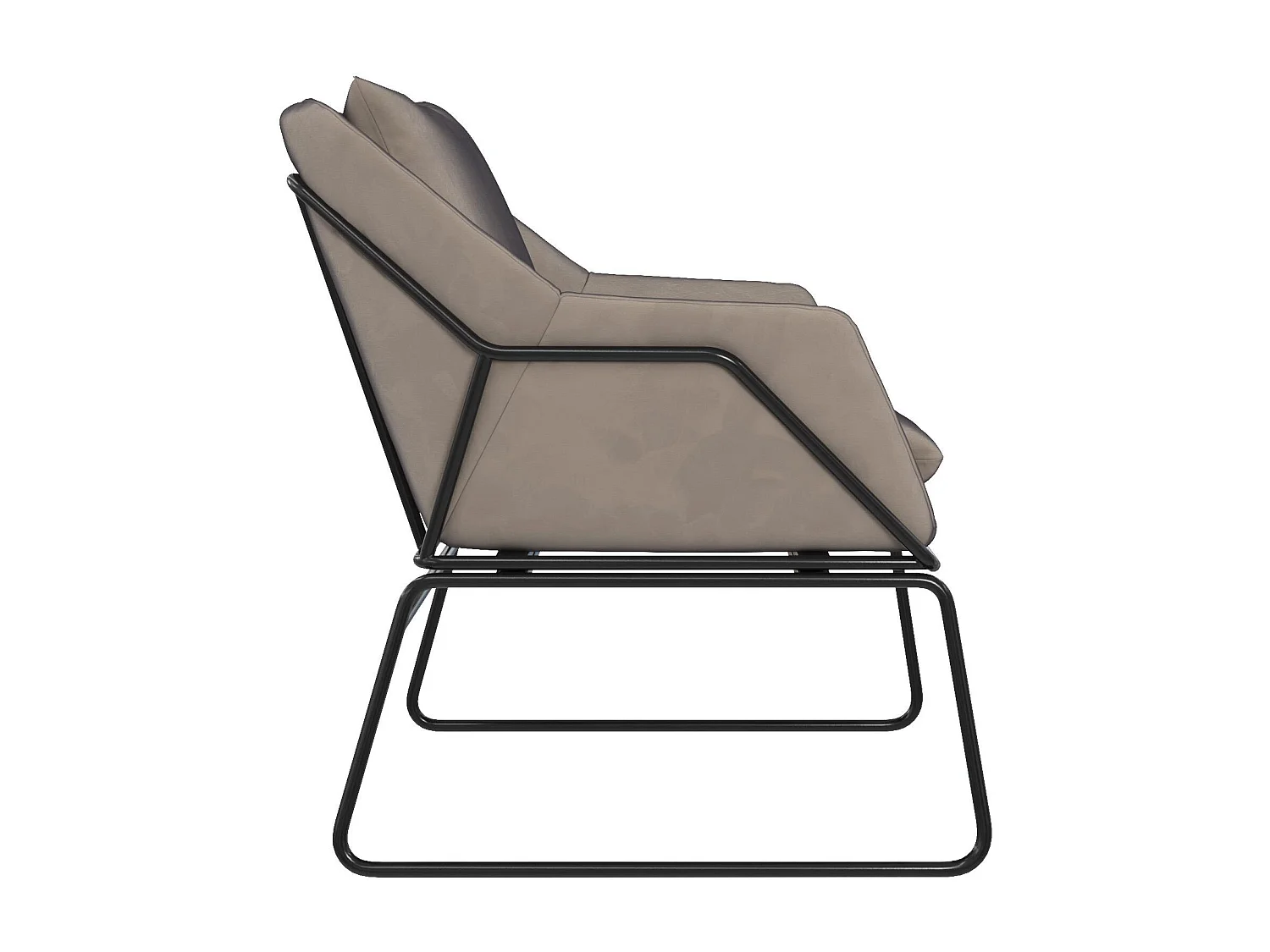 Avery | Chaise en velours gris
