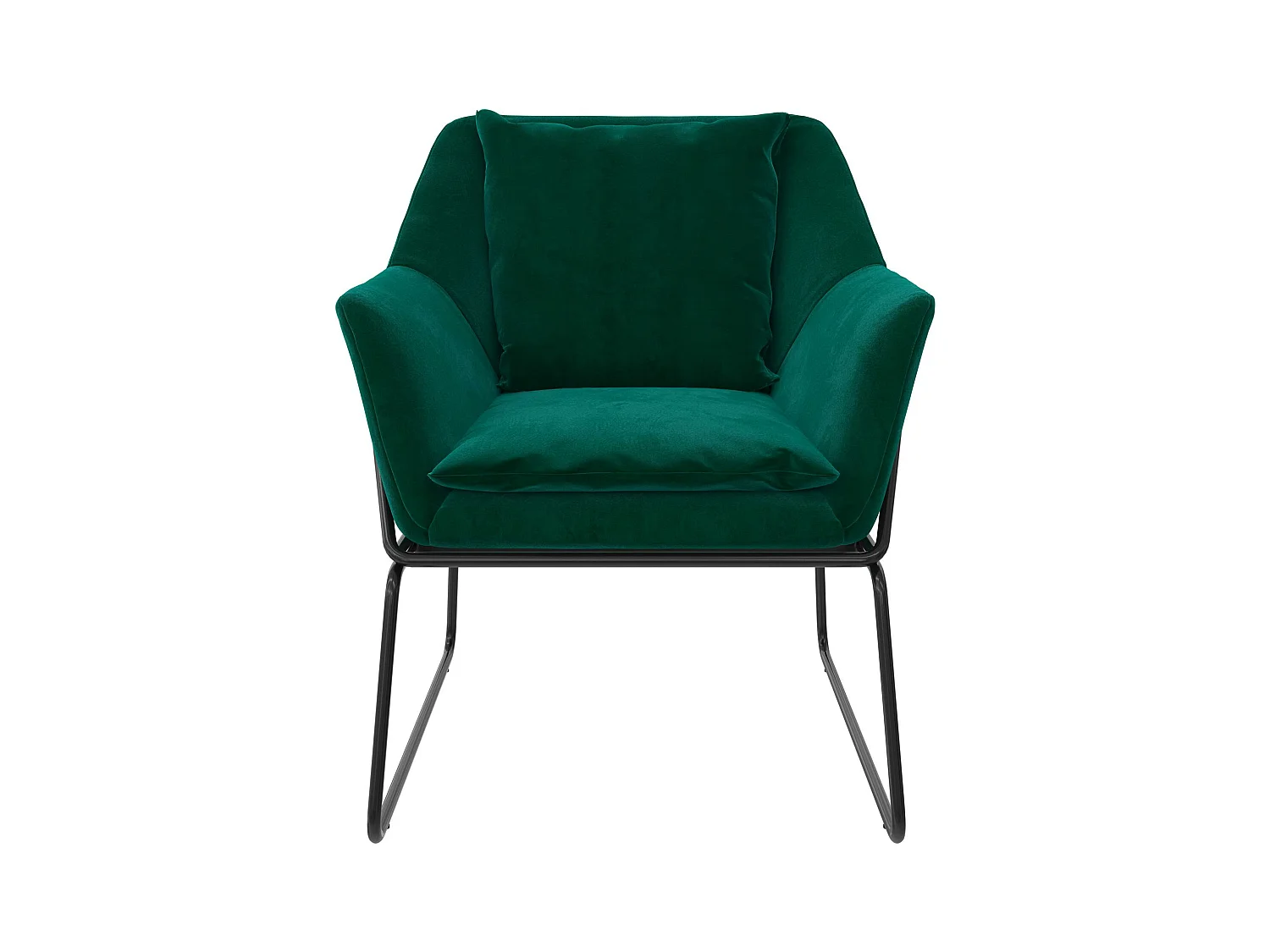 Avery | Chaise en velours vert