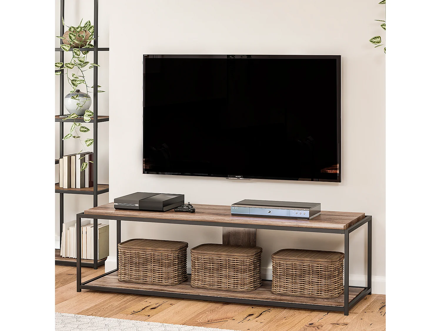 Mueble TV 65 Roble envejecido