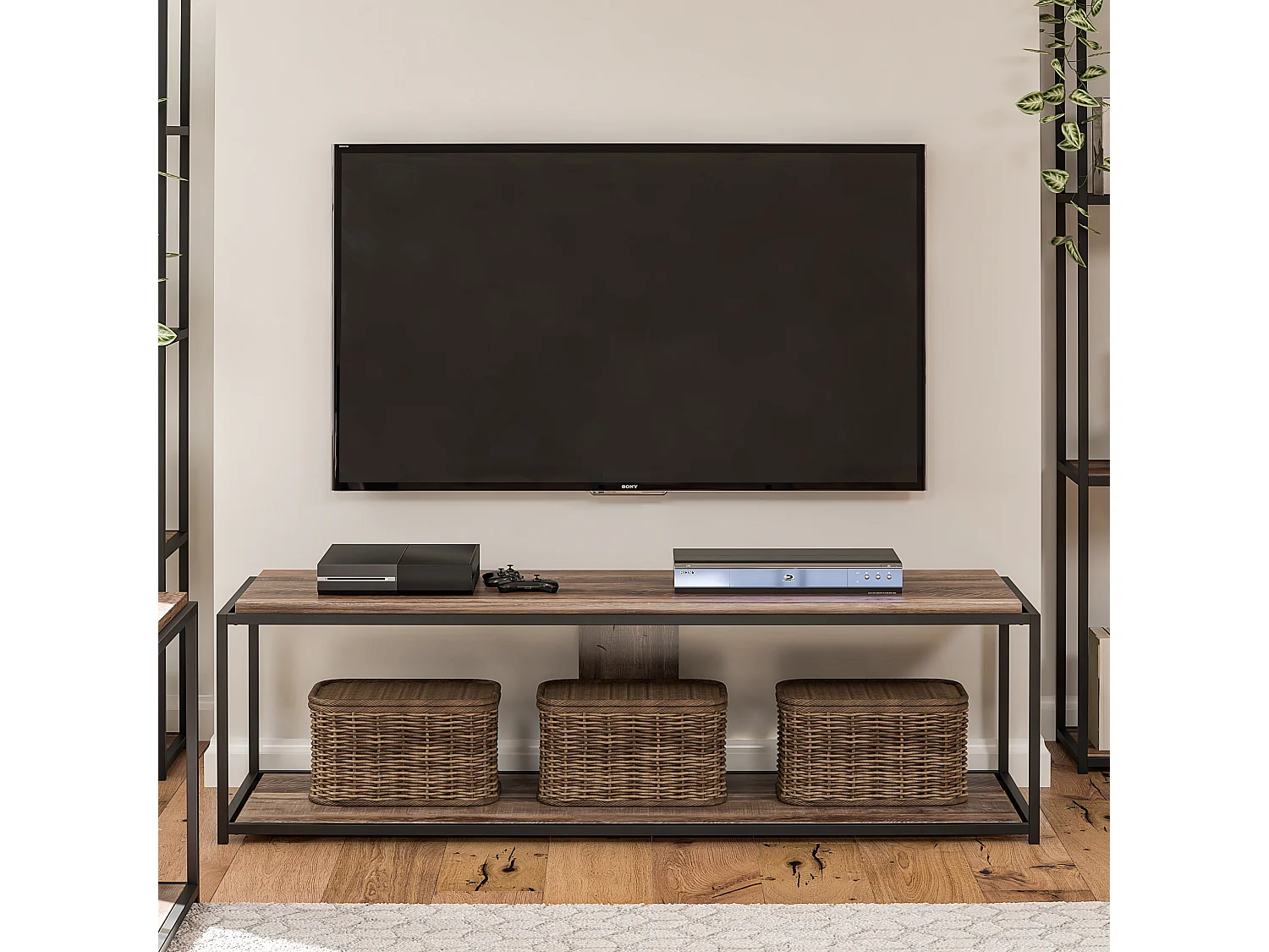 Mueble TV 65 Roble envejecido