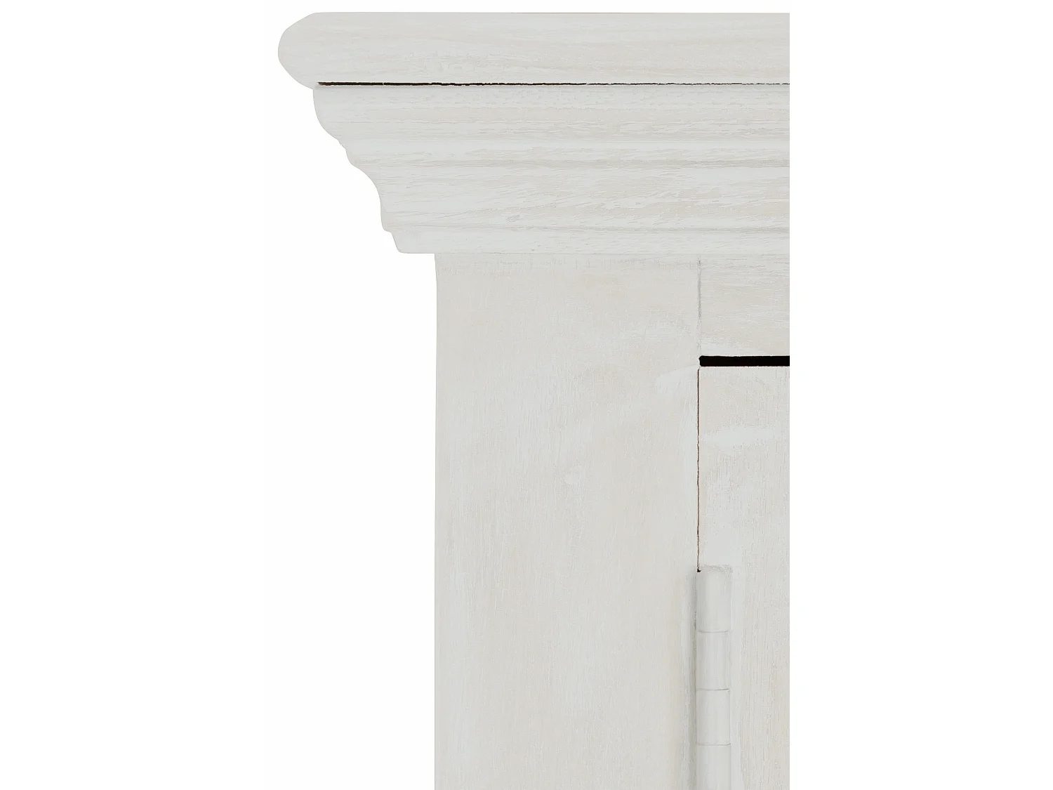 Armário de TV barroco com 2 portas de vidro em MDF cinzento