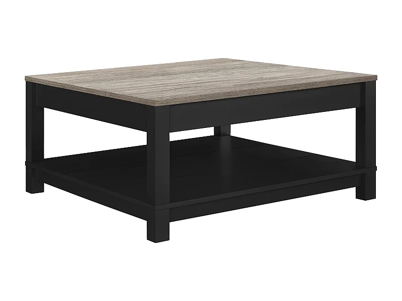 Carver | Salontafel in effet hout zwart