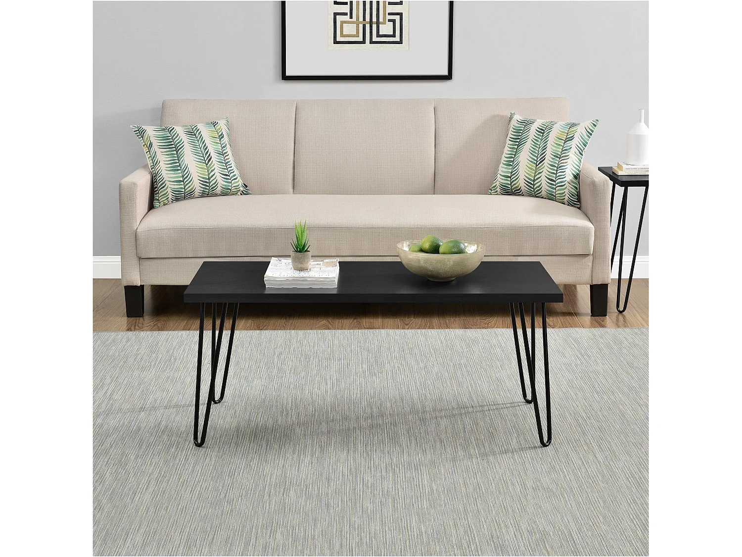 Owen | Table basse rectangulaire en aspect chêne noir