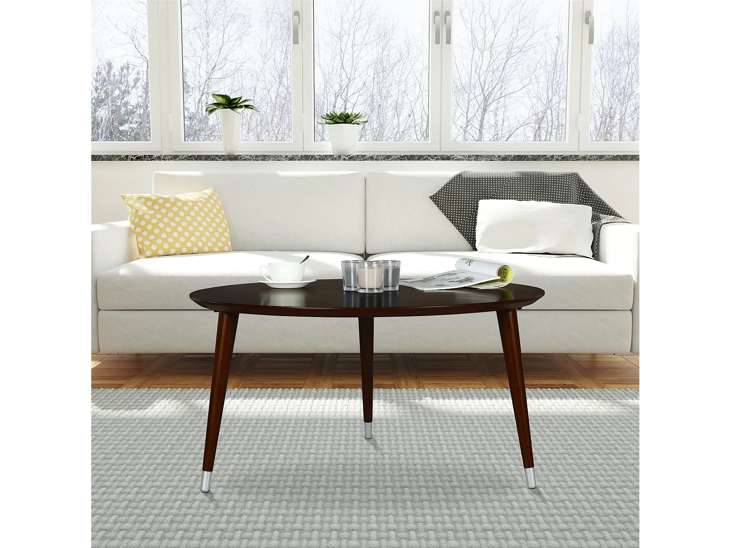 Owen | Mesa de centro com efeito carvalho cinzento