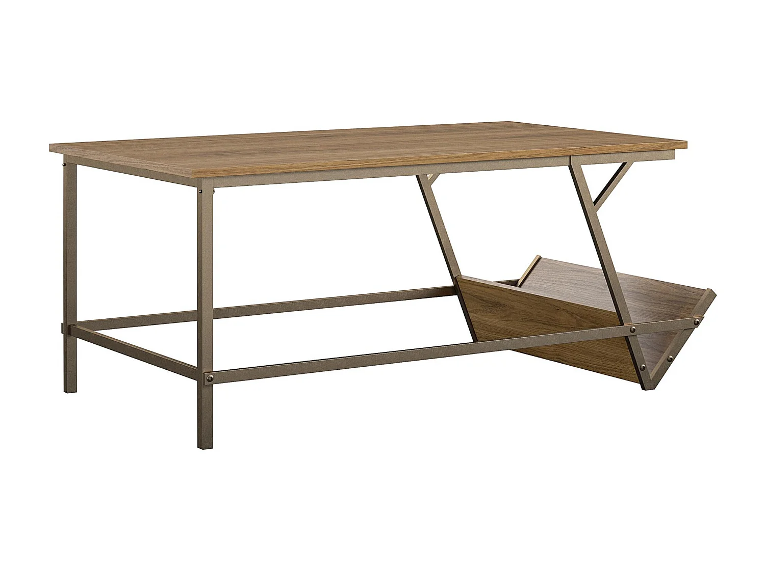 Regal | Table basse en aspect noyer