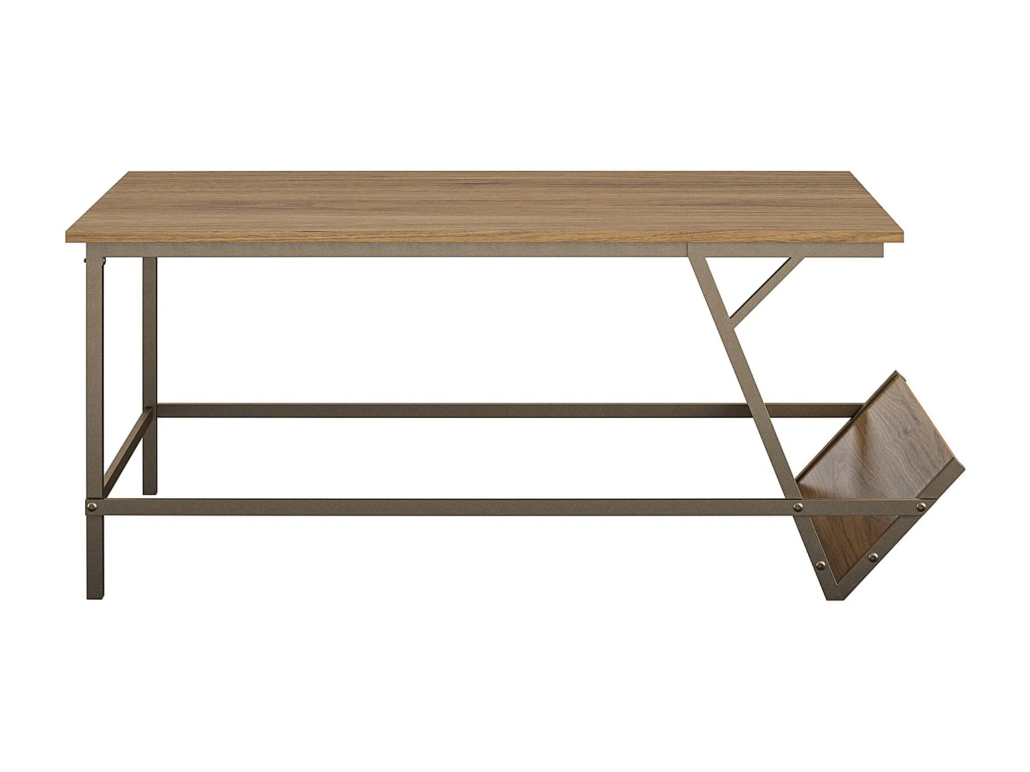 Regal | Table basse en aspect noyer