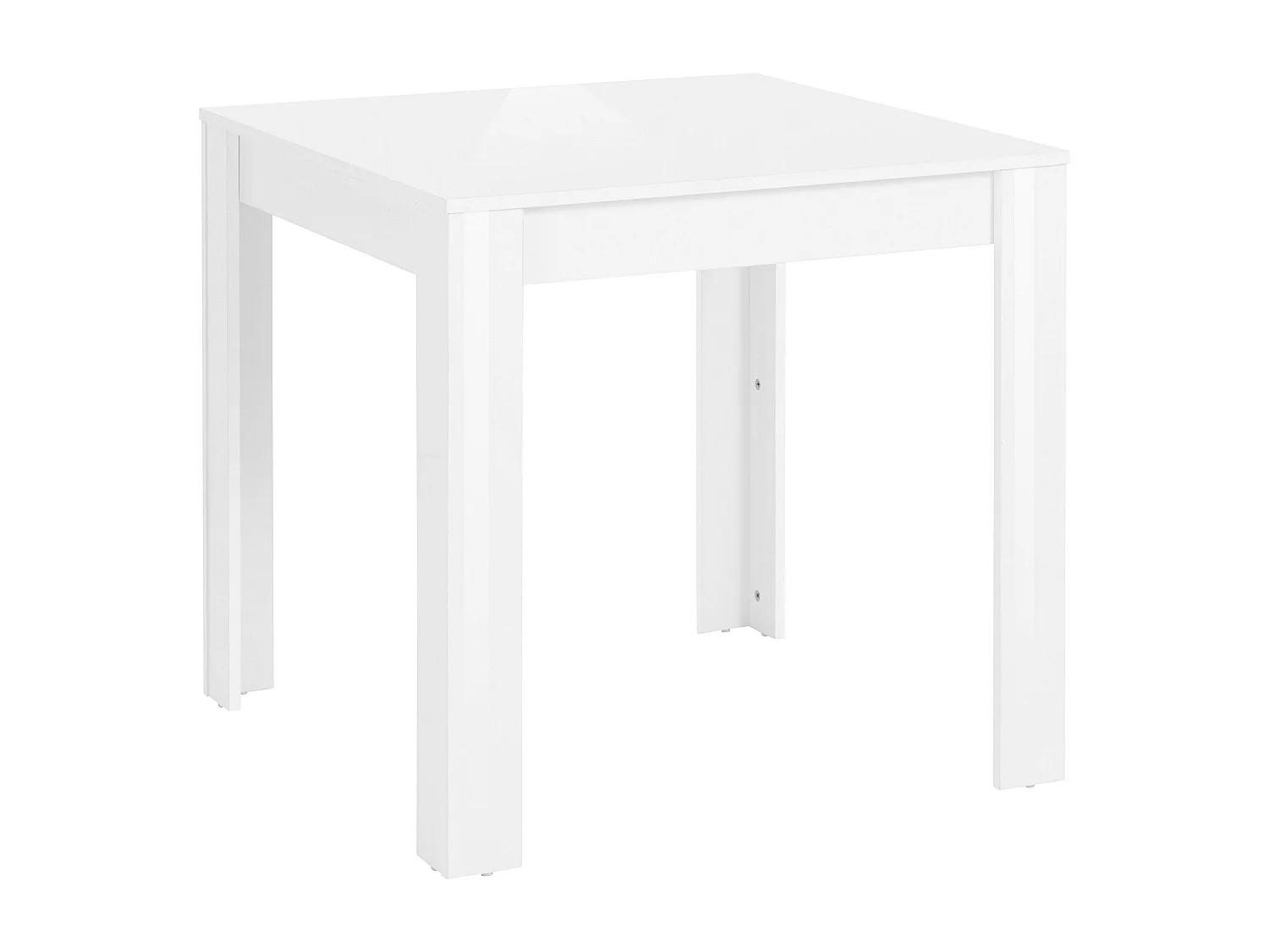 Lynn | Mesa de Jantar 80x80 cm em MDF Branco