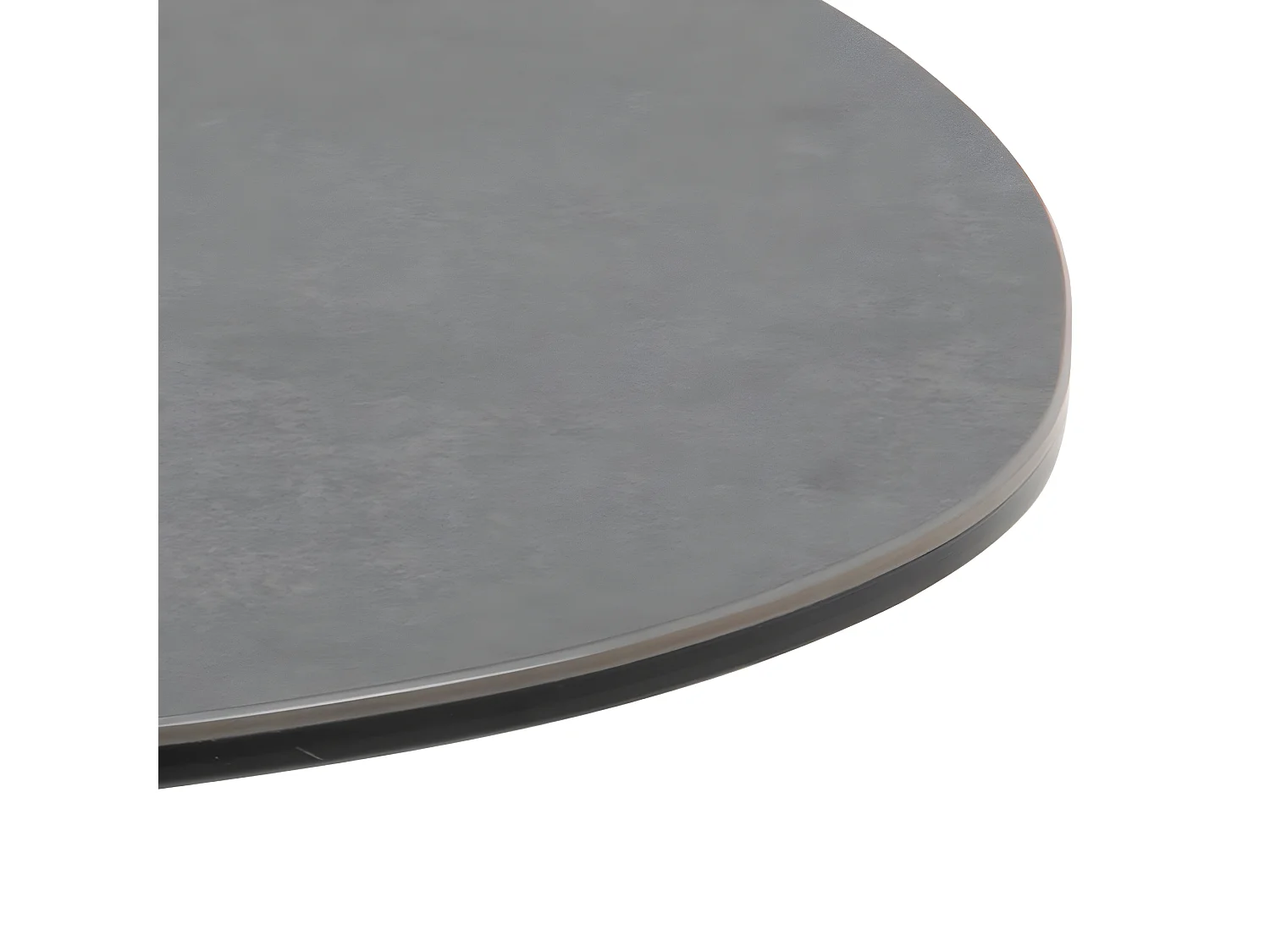 Barnsley Table basse 77 x 84 cm verre noir.