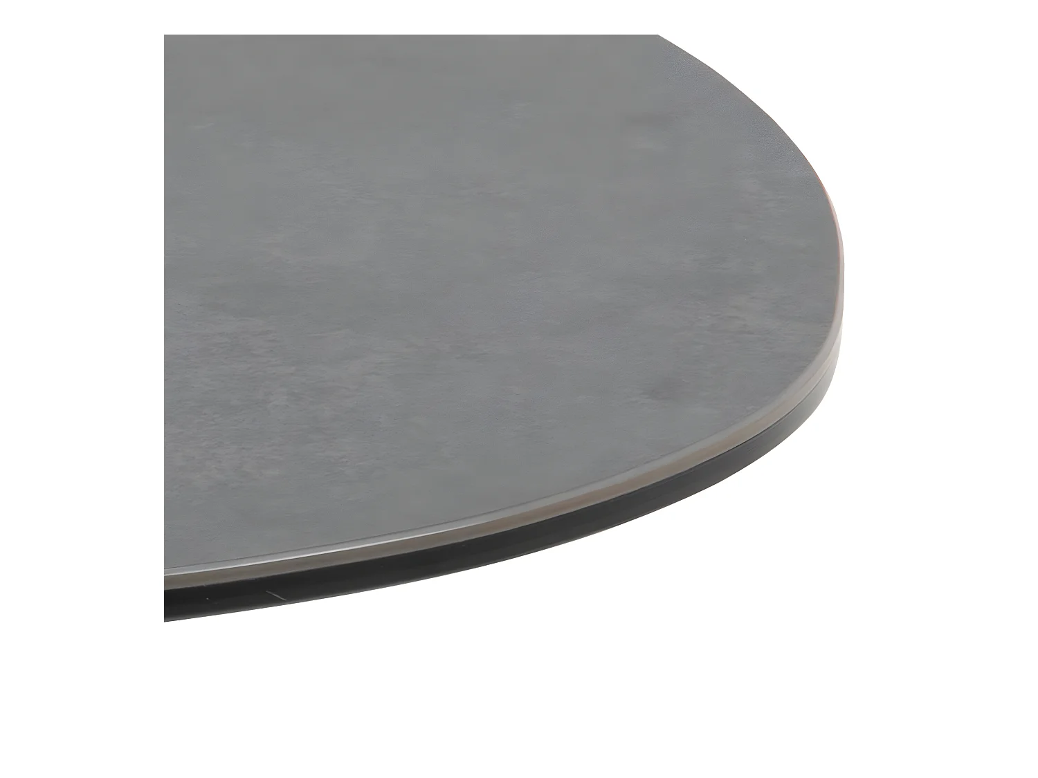 Barnsley Table basse 77 x 84 cm verre noir.