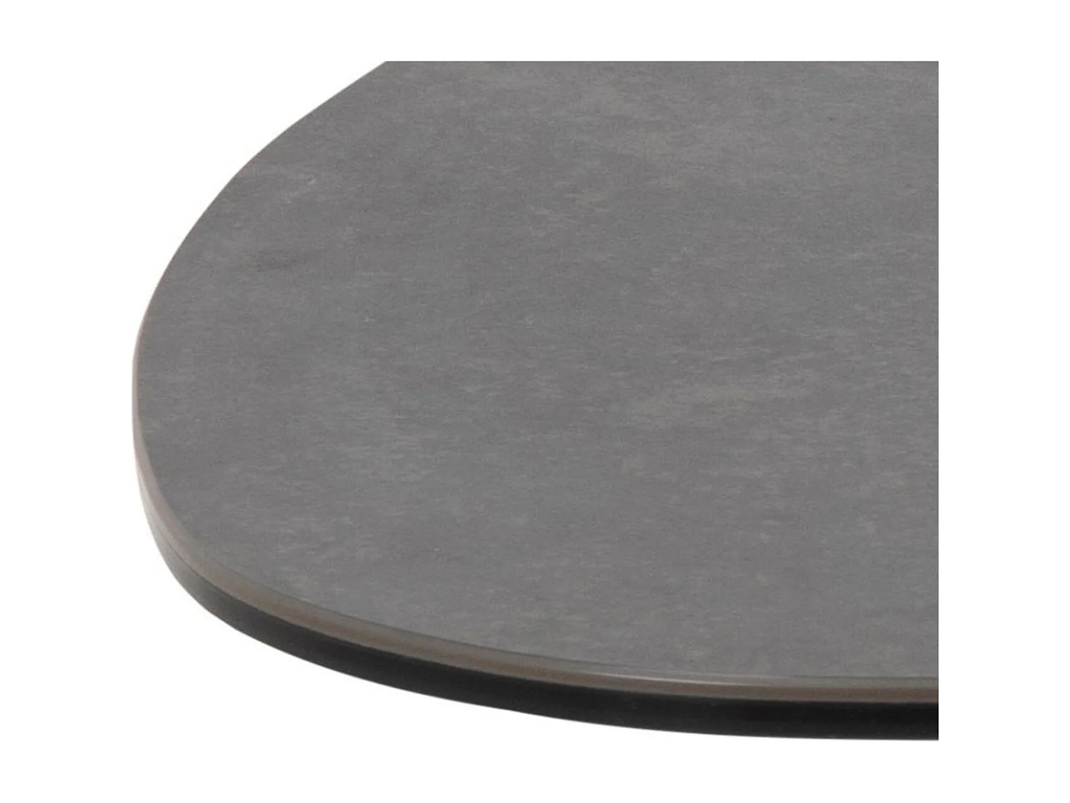 Barnsley Table basse 77 x 84 cm verre noir.