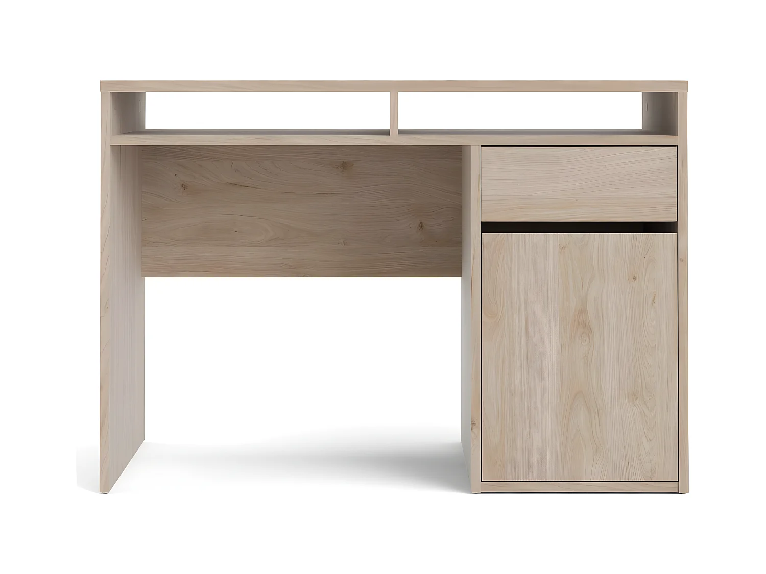 Fula Bureau 1 tiroir et 1 porte, teinte Hickory.
