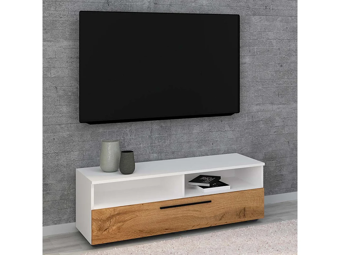 Holz TV Lowboard Möbel Fernsehschrank Arila XL