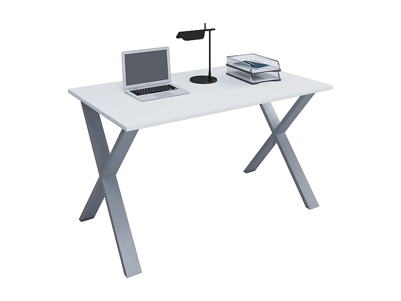 Desk Lona Silver / White H. 76 x W. 80 x D. 50 cm