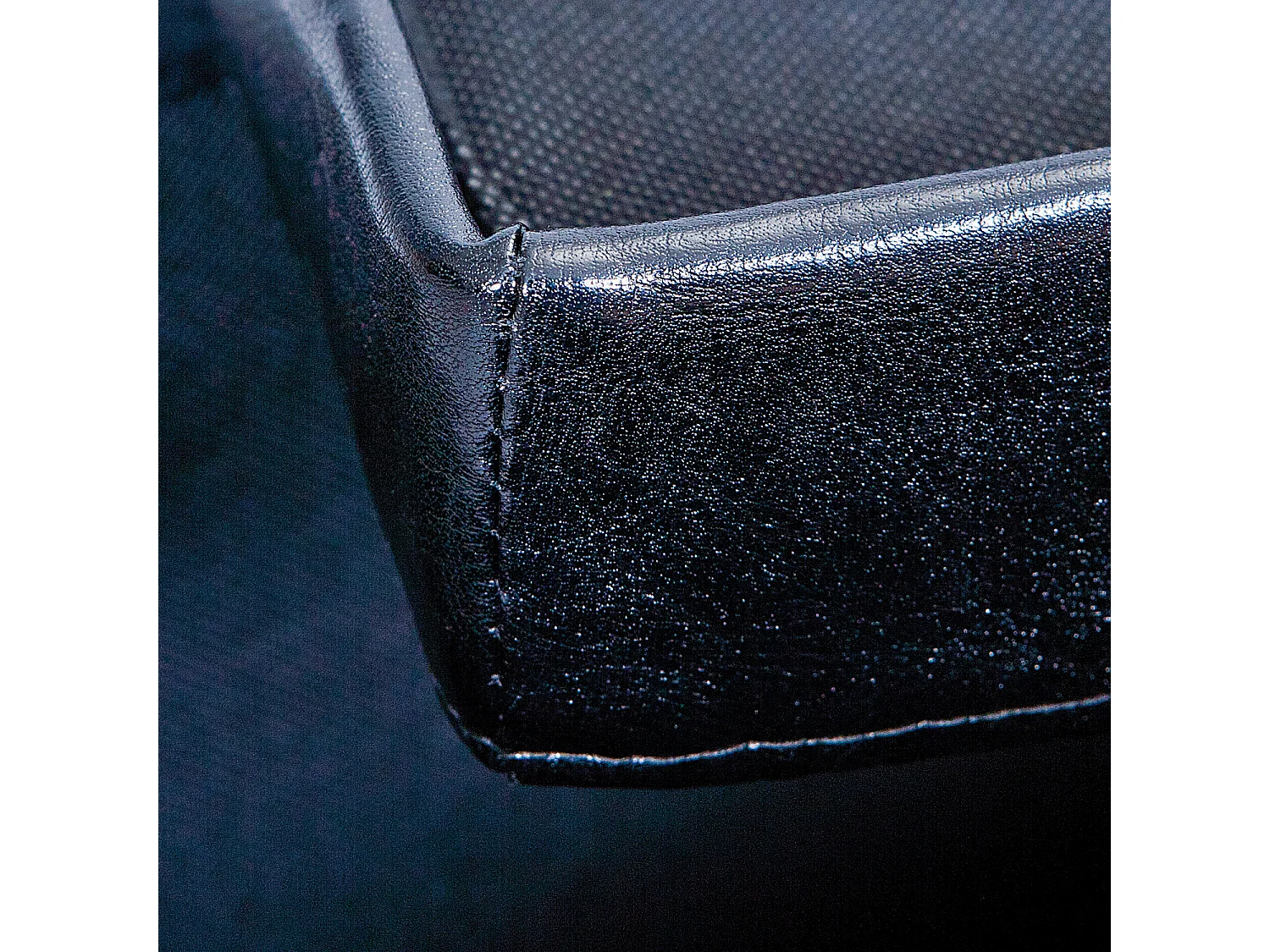 Sanne Aufbewahrungsbox Hocker, faltbar mit Deckel, schwarz.