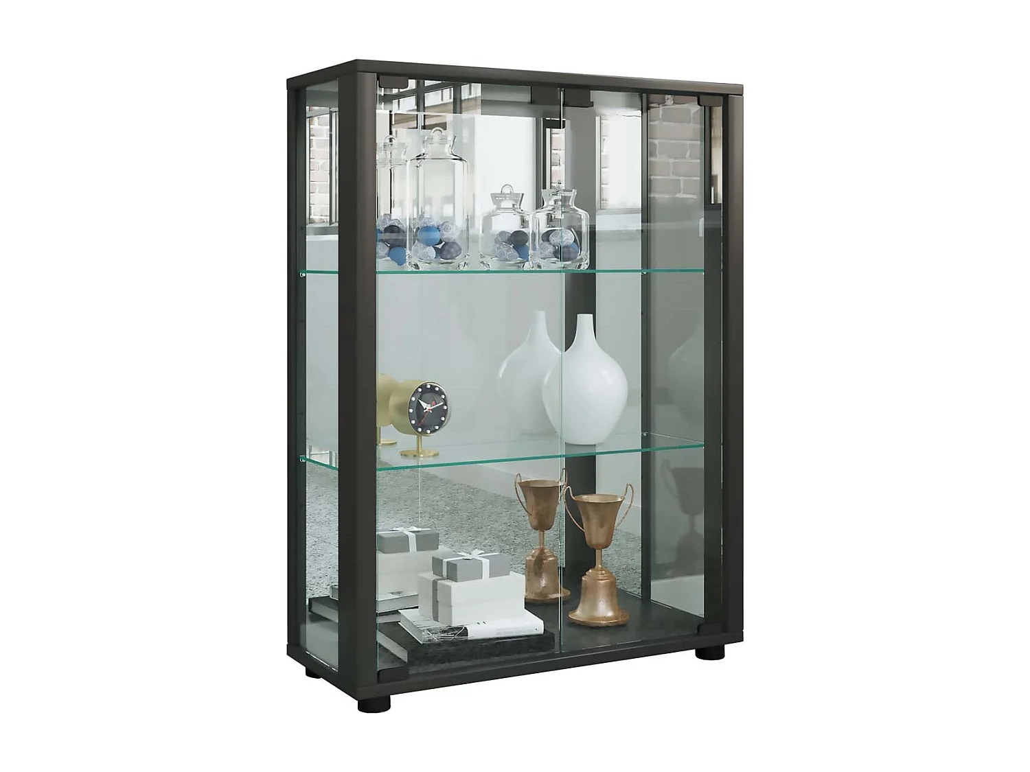 Vetro Stand Showcase Sintalo Specchio