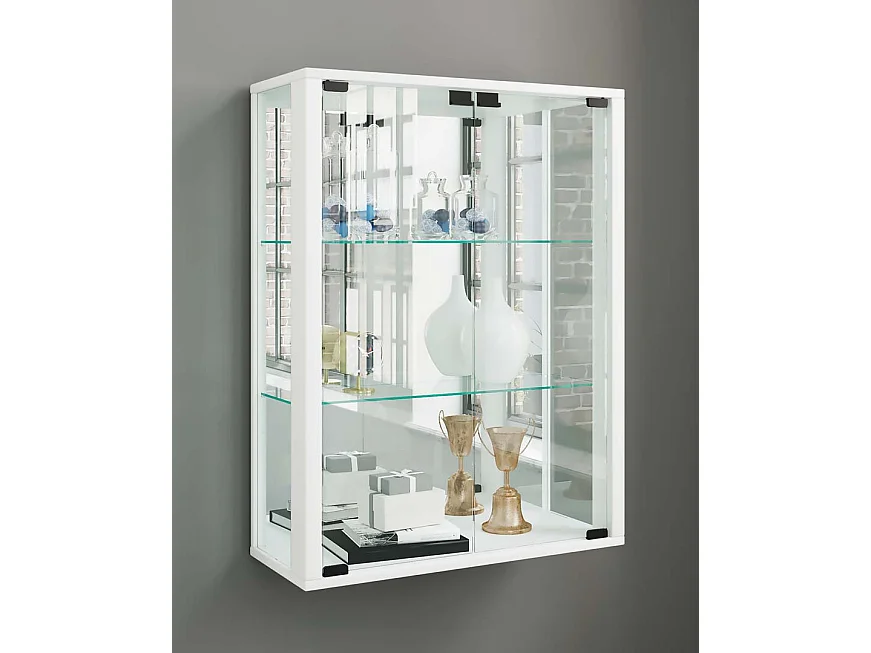 Szafka ścienna z wyświetlaczem szklanym Udina Mirror