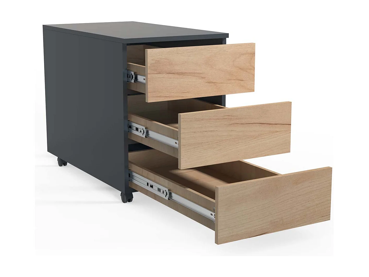 Container de rolagem Dalosa Antracite/carvalho mel 0